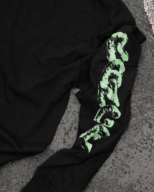 Double Down Long Sleeve - Faded Black