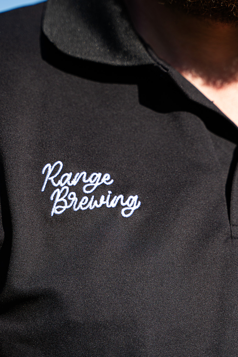 Range Brewing Golf Polo - Black