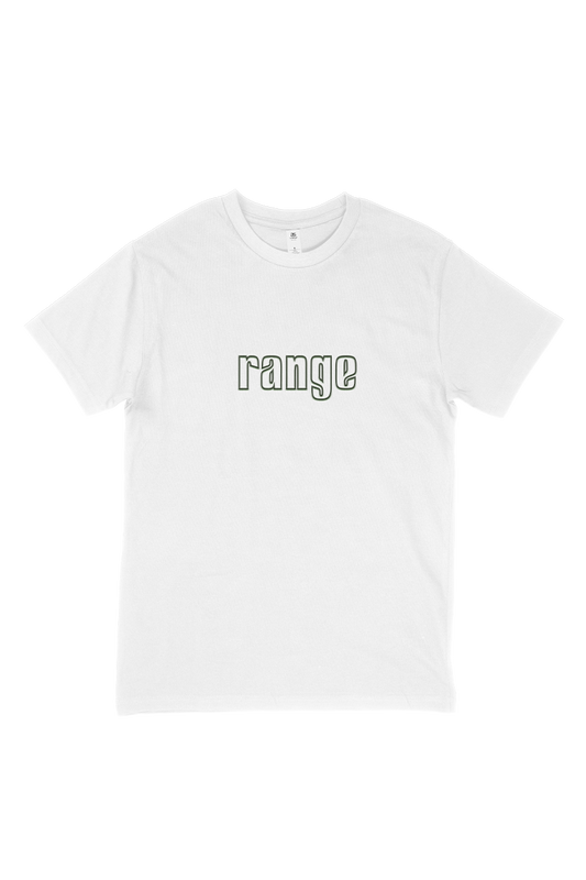 Minimalist Embroidered Tee - White