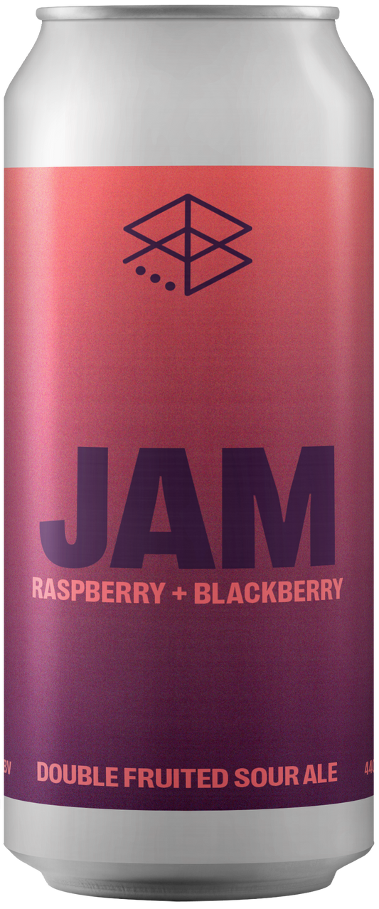 JAM: Raspberry + Blackberry - Double Fruited Sour Ale