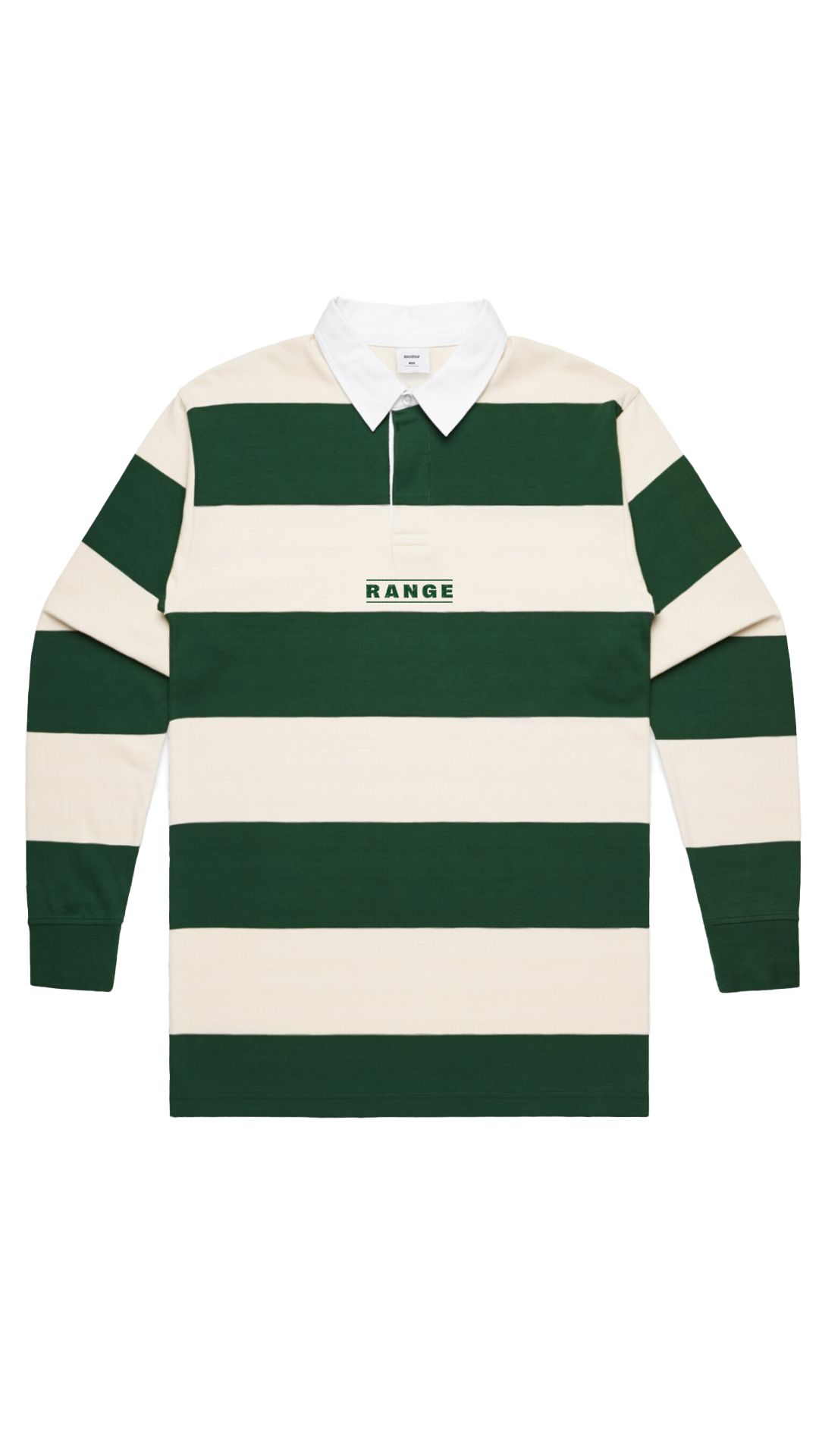 Range Rugby Jersey - White & Green