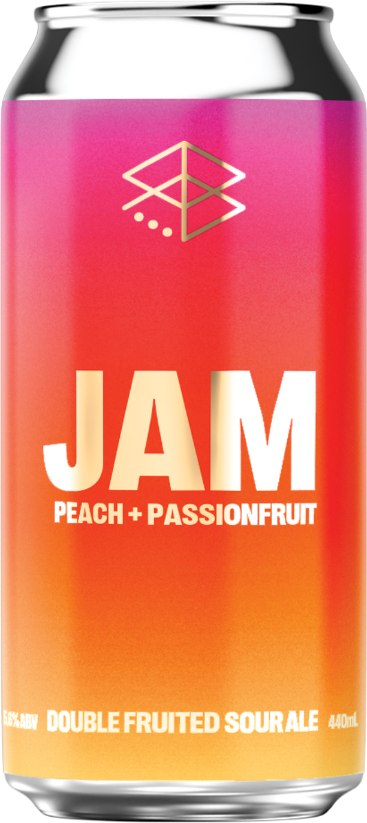 JAM: Peach + Passionfruit - Double Fruited Sour Ale