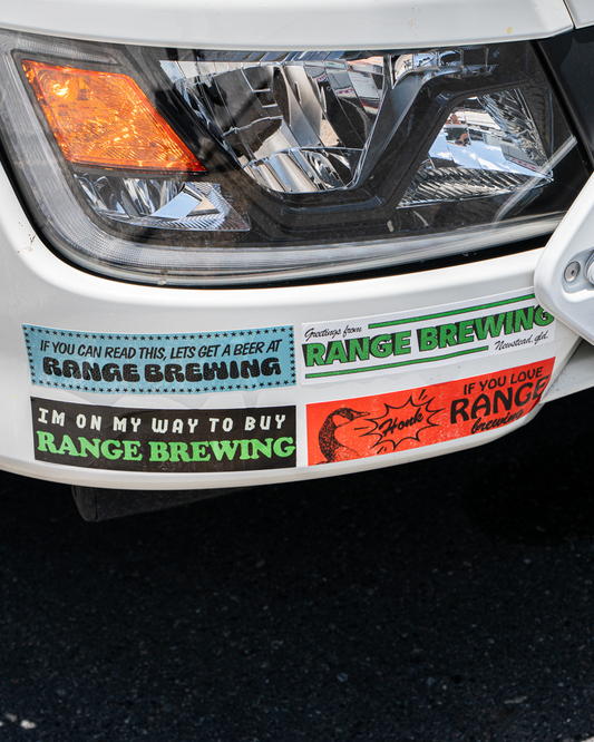 Range Brewing Bumper Sticker Set