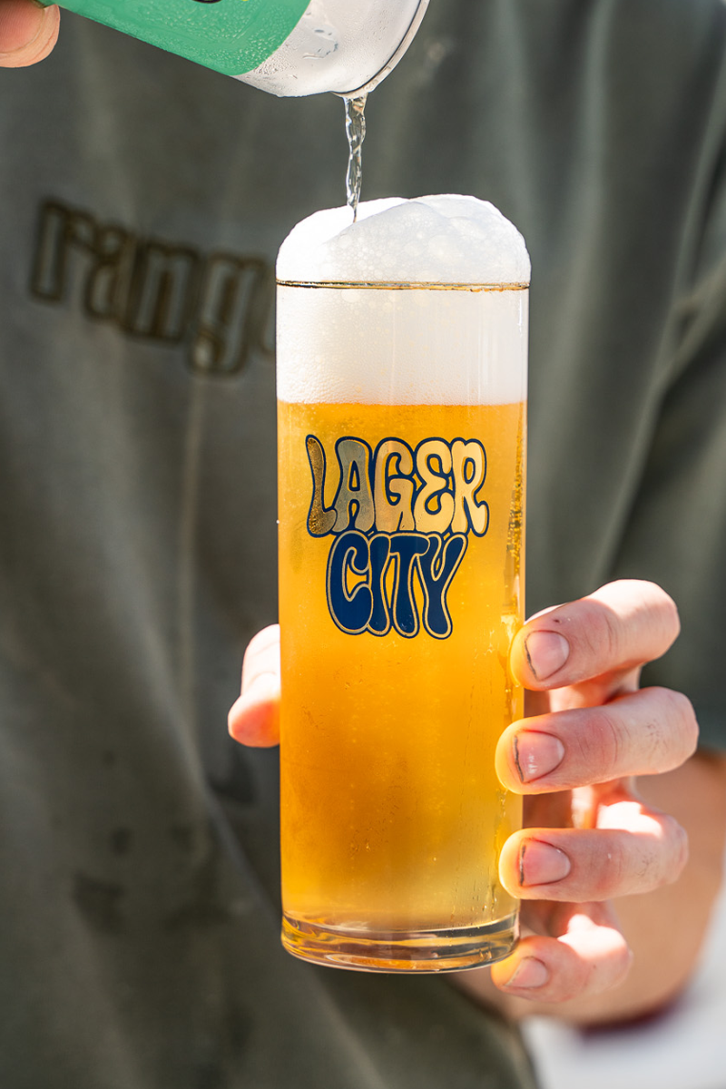 Lager City 2024 Kolsch Glass - Gold