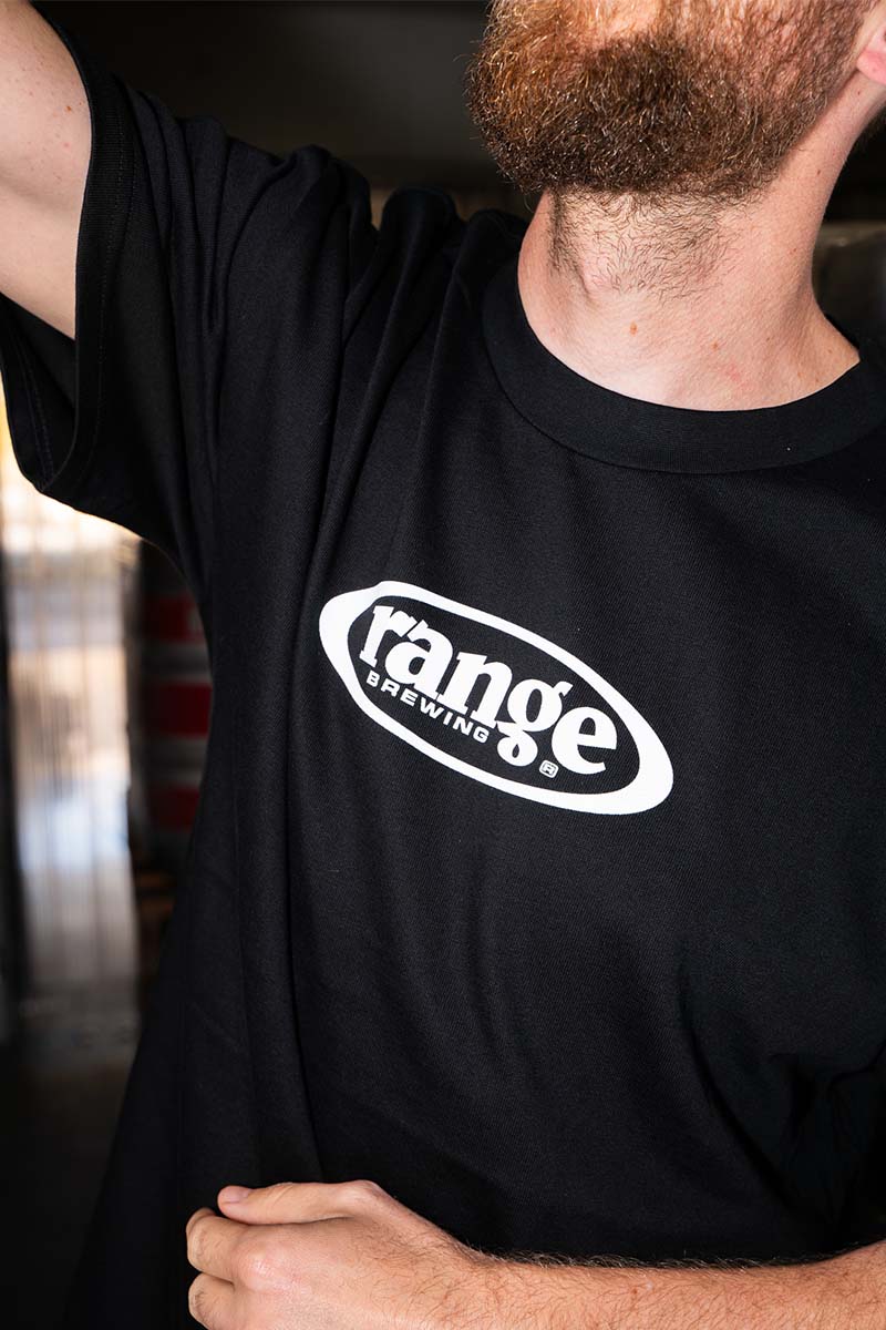 Range Brewing Three Cans Tee - Black - Range Brewing