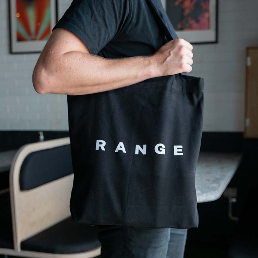 Range Brewing Minimalist Canvas Tote - Black