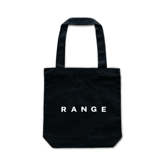 Range Brewing Minimalist Canvas Tote - Black