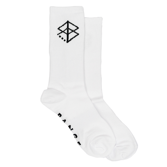 RB Crew Socks- White