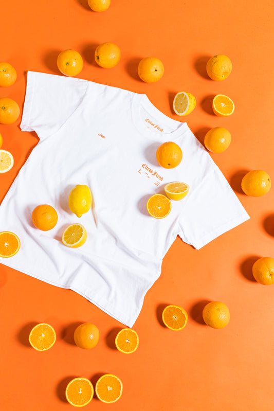 Citrus Freak Tee - White