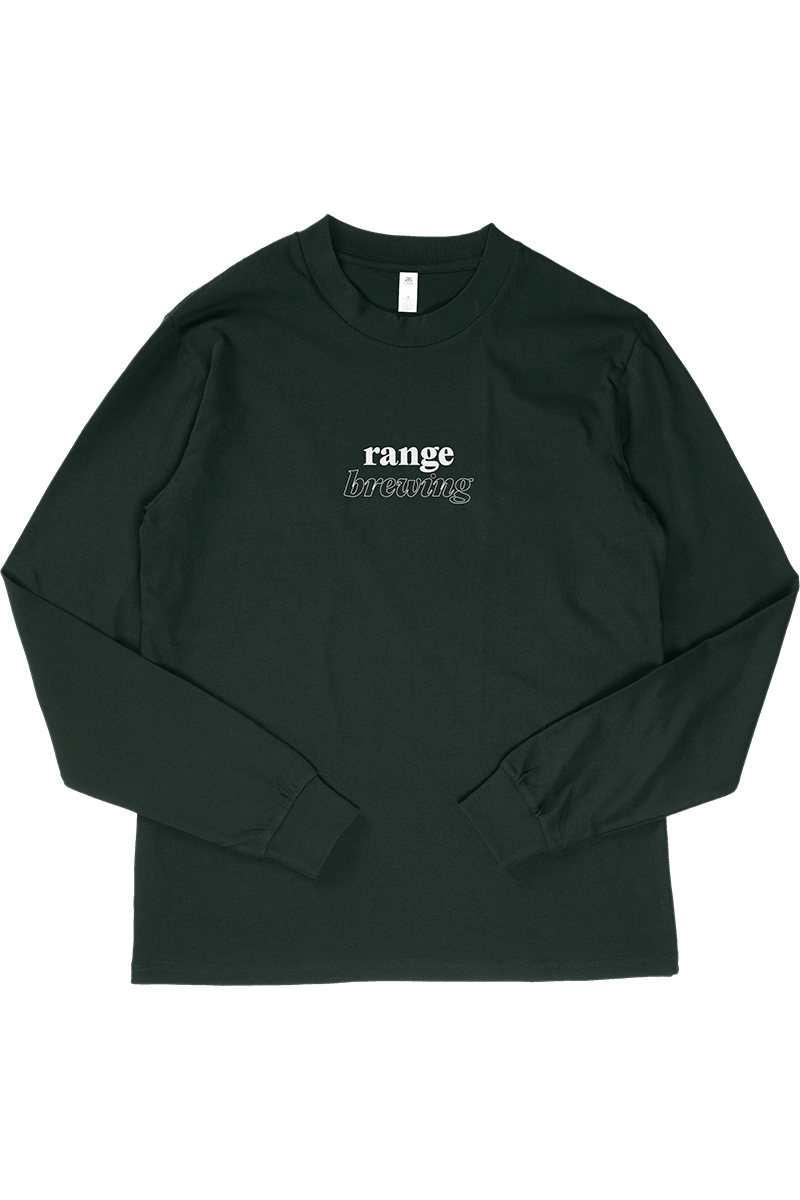 Disco Ball Long Sleeve Tee - Pine Green