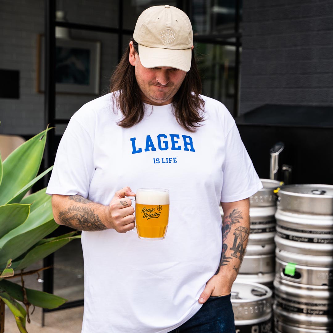 Lager Is Life Shirt - White