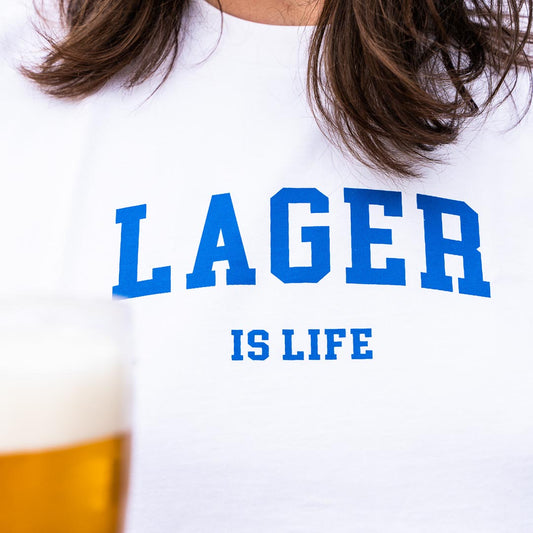 Lager Is Life Shirt - White